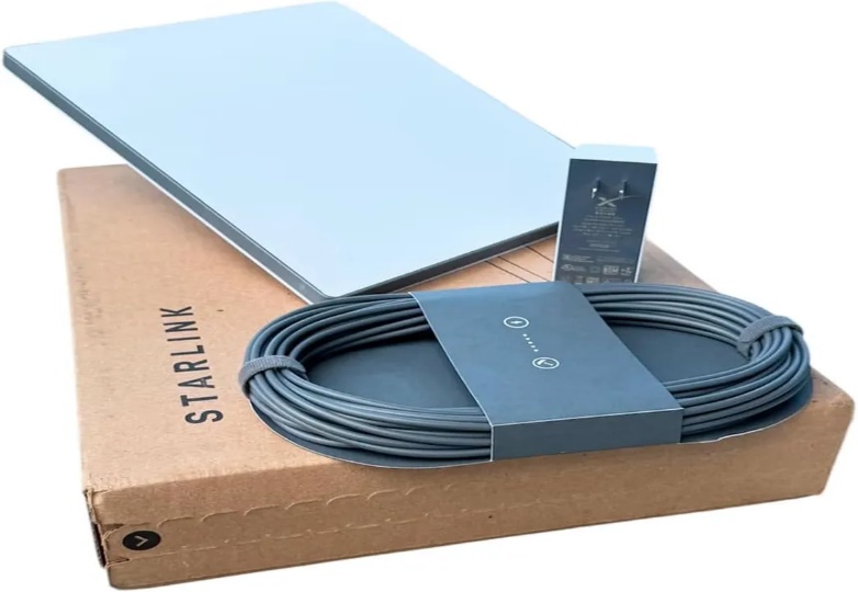 Starlink Standard Kit box with cabling